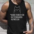 Kann Spurenon Katzenhaar Cat Lovers Tank Top Geschenke für Ihn