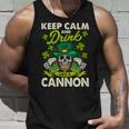 Keep Calm And Drink Like A Keep Calm And Letcannon Handle It Tank Top Gifts for Him