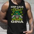 Keep Calm And Drink Like A Keep Calm And Letgina Handle It Tank Top Gifts for Him