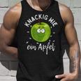 Knackig Wie Ein Apple Nutritionitamin Fruit Apple Saying Tank Top Geschenke für Ihn