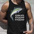 Komm Her Fischi Fischi Slogan Fishing Tank Top Geschenke für Ihn