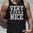 Very Kurwa Nice Poland Polska Polskieery Nice Tank Top Geschenke für Ihn