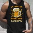 La Cerveza Forjó Este Cuerpo Cerveza Divertida Camiseta sin mangas Regalos para él