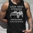 Lada Niva 4X4 Offroad King Tank Top Geschenke für Ihn