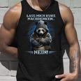 Lass Mich Nachdenk Lass Mich Kurzdenken German Langu Tank Top Geschenke für Ihn