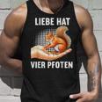 Liebe Hatier Pfoten Eichhörnchen Eichhörnchen-Fan Eichhorn Tank Top Geschenke für Ihn