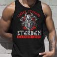 Lieber Stehend Sterben Als Kniend Leben Tattoo German Rock Tank Top Geschenke für Ihn