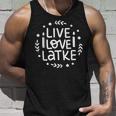 Live Love Latke Hanukkah Hanukkah Tank Top Geschenke für Ihn