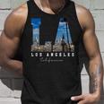 Los-Angeles California La Skyline Pride Tank Top Geschenke für Ihn