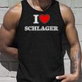 I Love Schlager I Love Schlager Fan Tank Top Geschenke für Ihn