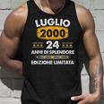Luglio 2000 24 Anni Compleanno Uomo Donna 2000 Canotta Regalos para él