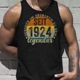 Lustiger 100 Geburtstag -Intage 1924 Geburtstag 100 Jahre Tank Top Geschenke für Ihn