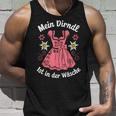 Mein Dirndl Ist In Der Wäsche Trachten Damen Traditional Tank Top Geschenke für Ihn