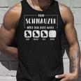 Mein Schnauzer Hört Aufs Wort Schnauzer Dog Tank Top Geschenke für Ihn