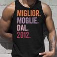 Miglior Moglie Dal 2012 Anni 12 Anniversario Matrimonio Canotta Regalos para él