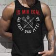 With Is Mir Egal Ihr Esst Das Jetzt So Geschenk Für Barbecue Bbq Tank Top Geschenke für Ihn