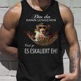 Monkey Bin Da Kann Losgehen Und Ja Es Escaliert Eh Costume Tank Top Geschenke für Ihn