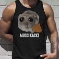 Muss Kacki Sad Hamster Meme Aus Dem Weg Muss Kacken Kaka Tank Top Geschenke für Ihn