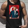 Mustafa Kemal Atatürk And Flag Tank Top Geschenke für Ihn