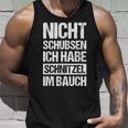 Nicht Schubsen Schnitzel Im Bauch Tank Top Geschenke für Ihn