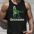 Ouzosaurus Tyrannosaurus Ouzo Dinosaur Ouzotrinker Rex Tank Top Geschenke für Ihn