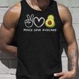 Peace Love Avocado Retro Avocado Lover Fruit Lover Tank Top Geschenke für Ihn