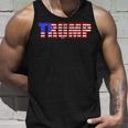 Presidente Donald Trump 2024 Grunge Invecchiato Bandiera Americana Canotta Regalos para él