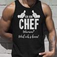 Profession Ich Bin Chef Weil Ichs Kann Tank Top Geschenke für Ihn