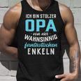 With Proud Grandpaonier Wahnsinnig Fantastischen Grandkels 4 Grandson S Tank Top Geschenke für Ihn