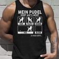 Pudel Mein Hund Hört Auf S Wort Dog Joke Dog Tank Top Geschenke für Ihn