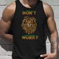 Rastafari Colors Reggae Don't Worry Rasta Lion Canotta Regalos para él