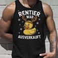 Reindeer Was Out Sold Christmas Elk Slogan Tank Top Geschenke für Ihn