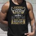 Rentner Eine Legende Geht In Rente 2025 Tank Top Geschenke für Ihn