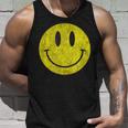 Retro Acidhouse Anni '80 '90Intage Smile Distressed Canotta Regalos para él