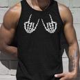 Rock & Roll Skeleton Hand Tank Top Geschenke für Ihn