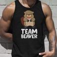 Rodent Team Beaver Team Beaver Love Flannelette Tank Top Geschenke für Ihn