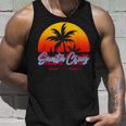 Santa Cruz Ca California Retro Sunset Tank Top Geschenke für Ihn