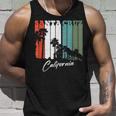 Santa Cruz Ca Retro Palm Tree Tank Top Geschenke für Ihn