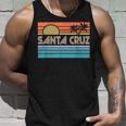 Santa Cruz California 70S 80S Surfer Summer Sun Tank Top Geschenke für Ihn