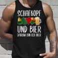 Schafkopf Und Bier Darum Bin Ich Hier Schafkopf Und Bier Darum Tank Top Geschenke für Ihn