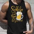 Schlager Und Bier Das Gönn Ich Mir Festival Party Tank Top Geschenke für Ihn