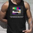 Sendschluss Testbild 80S 90S Retrointage Party Tank Top Geschenke für Ihn