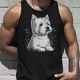 Simpatico Cane Westie Sull'amante Del Terrier Bianco Delle Highland Occidentali Canotta Regalos para él