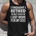 Sono Andato In Pensione Ora Lavoro Per Il Mio Cane Pensione Retro Canotta Regalos para él