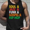 Soul Jazz Funk Gospel & Hip Hop Palabras De Estilos Musicales Camiseta sin mangas Regalos para él