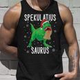 Spekulatius Saurus Christmas Dino Tyrannosaurus Tank Top Geschenke für Ihn