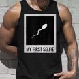 Sperm My First Selfie Bild Foto Lustiges Tank Top Geschenke für Ihn