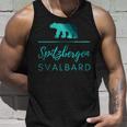 Spitzbergen Svalbard Polar Bear Polar Lights Tank Top Geschenke für Ihn