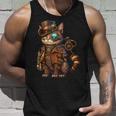 Steam Punk Cat Kitten Kitty Steampunk Tank Top Geschenke für Ihn