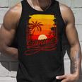 Surfer Beach Sea Retro Summer Fernlust Tank Top Geschenke für Ihn